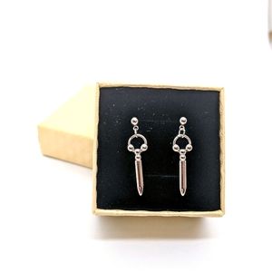 Sterling silver Bullet Earrings